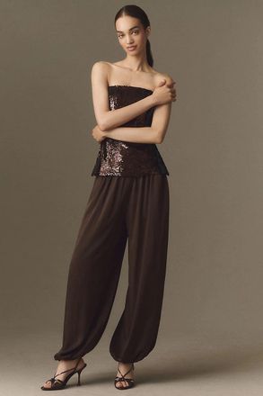 Bardot Nikola Satin Balloon Pants