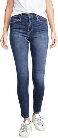 Good American Womens Legs Skinny Jeans In Blue