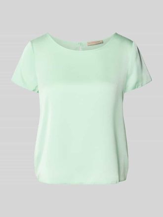 Rinascimento Rinascimento Blusenshirt mit Rundhalsausschnitt und abgerundetem Saum in Mint, Gr&ouml;&szlig;e XL
