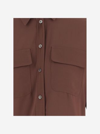 F.it Chest Patch Pocket Shirt - Brown