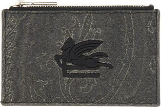 Etro Card Holder arnica With Pegasus