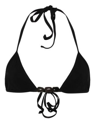 CHRISTOPHER ESBER Top bikini Crystal - Nero