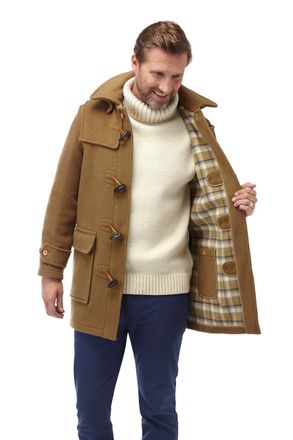 Montgomery Mens London Duffle Coat - Camel - Medium