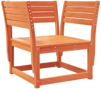 vidaXL Garden Chair Wax Brown Solid Wood Pine Vidaxl