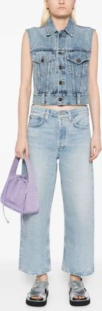 A Gold E Arc Bow Leg Jean In Orten