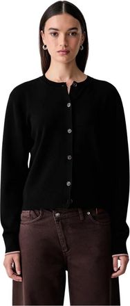 Scotch & Soda Compact Relaxed-Fit Vest - Dames - Vesten - Zwart - XS - Nylon - Truien & Vesten