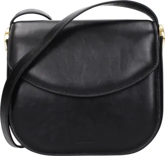Jil Sander Black Leather Crossbody Womens Bag