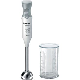 Bosch Home ErgoMixx Hand Blender MSM66110, 600 w, 0,38, Plastica/Metallo, Grigio