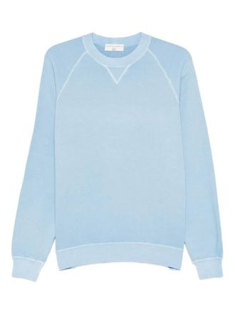 FILIPPO DE LAURENTIIS raglan-sleeve crew-neck sweatshirt - Blue