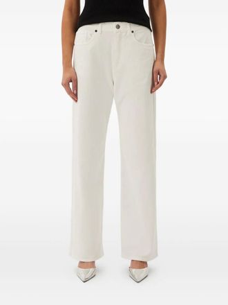 P.A.R.O.S.H. cotton trousers - White