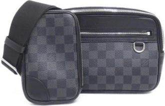 Louis Vuitton Pre-owned Pouch Shoulder Bag - Heren - Vintage Heuptassen - Grijs - ONE Size - Vintage