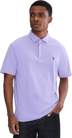Polo Ralph Lauren Classic Fit Soft Cotton Polo Shirt Mens Clothing Powder Purple : 2XL