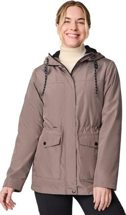 Free Country Womens Rain Away Lined Anorak Rain Jacket