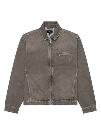 Represent collared denim jacket - men - Denim - L - Grey