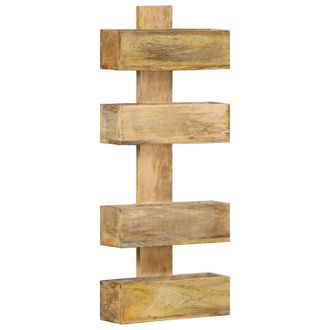 vidaXL Revistero De Pared Madera Maciza De Mango 30x11x72 Cm Vidaxl