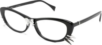 Yvmin 26694SLV00NN Cat-Eye with Bow Detail Eyeglasses - Black