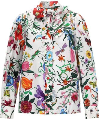 Gucci Hemd mit Blumendruck