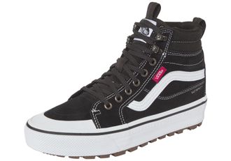 Vans Sneaker VANS MTE SK8-Hi Waterproof Insulated, Damen, Gr. 38, schwarz-weiss (schwarz, wei&szlig;), Leder, Synthetik, Textil, Schuhe Sneaker, wasserdichter, g