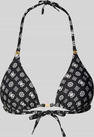 Guess Bikini-Oberteil in Triangel-Form Modell SOLEIL in Black, Gr&ouml;&szlig;e XL
