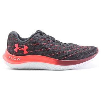 Under Armour Flow Velociti Wind CLRSF Synthetic Textile Womens Low Top Trainers - Black Red - Size:UK 3.5
