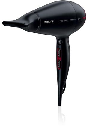 Philips Secador De Pelo Philips Prestige Pro Hps910/00, Negro Y Rojo, 2100 W, 1 Unidad
