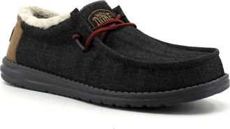Hey Dude Wally Shell - Dames - Veterschoenen - Zwart - 42 EU - Schoenen