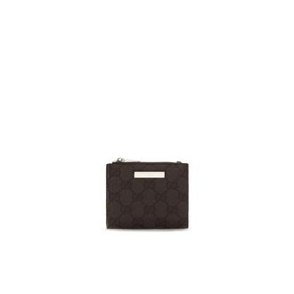 Gucci GG Monogram Coated Canvas Ritsportemonnee - Dames - Accessoires - Zwart - Maat: ONE Size