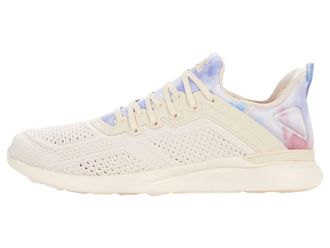 Athletic Propulsion Labs Womens Techloom Tracer Shoes In Warm Silk/ice Blue/tie-Dye