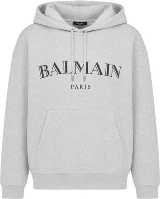 Balmain Hombre, Sudaderas, Gris, Talla: M