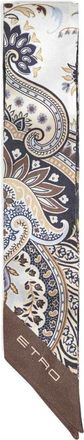 Etro Accessoires, Dames, Veelkleurig, ONE Size, Paisley Zijden Sjaal
