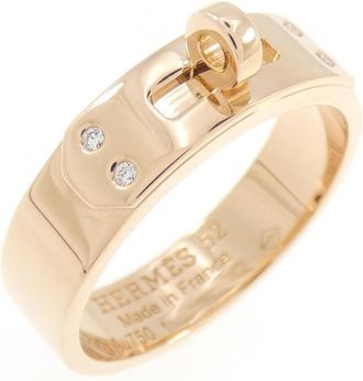 Herm&egrave;s Pink Gold Pink Gold (18K) Band Ring (Pre-Owned)