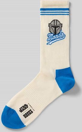 Happy Socks Socken aus Baumwoll-Mix Modell MANDO in Offwhite, Gr&ouml;&szlig;e 41-46