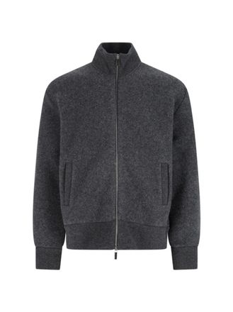 Thom Browne Wool Zip Jacket - Grey