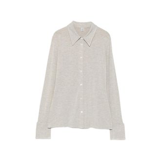 Toteme Long-sleeve Button-front Shirt