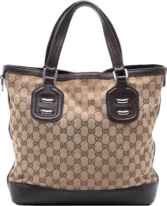 Gucci Tweedehands Gg Canvas Techno Tag Schoudertas