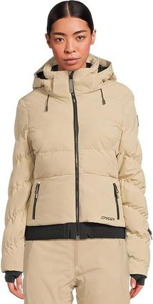 Spyder Haven Jacket Womens Clothing Sanddune : 14, Polyester
