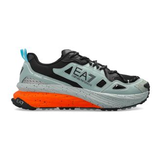 Emporio Armani Sneakers, male, Green, Size: 9 1/2 US Sports Shoes With Logo