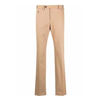 Ferragamo Heren, Broeken, Beige, Maat: 2XL Gabardine