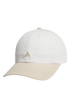 adidas Saturday 3 Baseball Cap in Off White/Crystal Linen Beige at Nordstrom Rack
