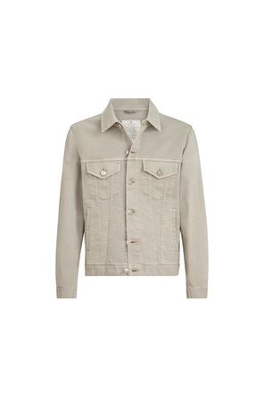 Brunello Cucinelli Denim four-pocket jacket in Khaki at Nordstrom, Size 56 It
