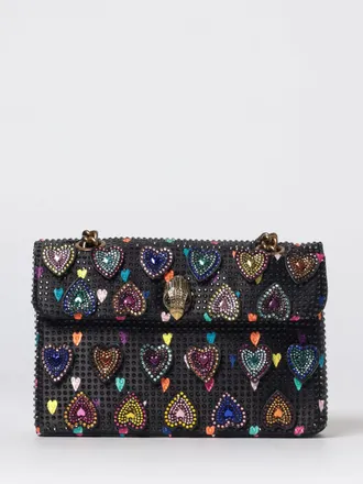 Kurt Geiger Borsa Kensington Mini Kurt Geiger London in raso con cuori e strass
