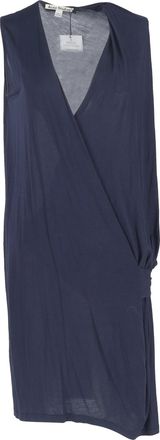Acne Studios Natifa Dress in Navy Blue Lyocell