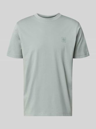 Lerros T-Shirt mit Rundhalsausschnitt und Logo-Print in Mint, Gr&ouml;&szlig;e XXXL