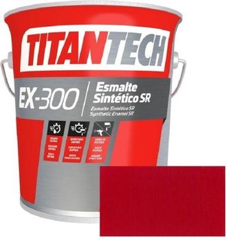 Titan Esmalte S/r Ex300 Rojo Ral-3001 4l Titantech, El Esmalte Rojo Ral-3001 S/r Ex300 Es Un Esmalte Sint&eacute;tico Industrial Alqu&iacute;dico De Secado R&aacute;pido, Con Un