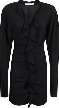 Philosophy di Lorenzo Serafini Korte Jurk - Dames - Korte kleedjes - Zwart - 2XS - Polyester - Kleedjes