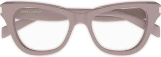 Saint Laurent Eyewear Occhiali con finitura opaca - Rosa