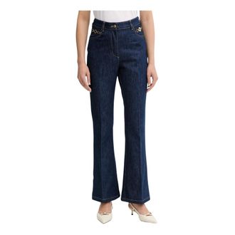 Patou Jeans Denim Flared Vita Alta - - Jeans - Donna - Blu - L