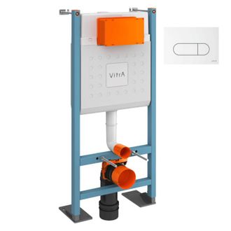 Vitra Estructura Autoportante Vitra V-fix Core + Placa Redonda White Root