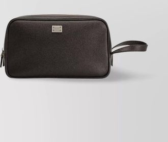 Dolce & Gabbana calf leather toiletry bag