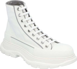 Alexander McQueen Alexander Mcqueen Mens Canvas Tread Slick Boot, Never Worn (Authentic Pre- Loved)